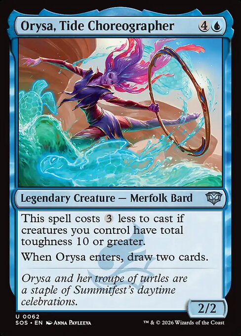 Orysa, Tide Choreographer - Secrets of Strixhaven MTG spoiler