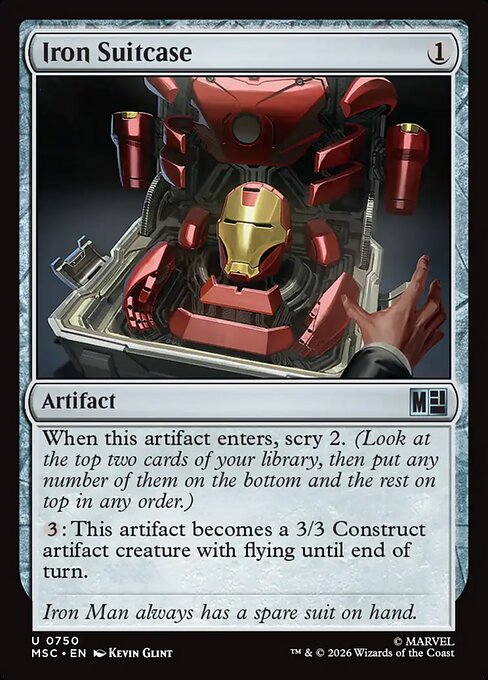 Iron Suitcase - Marvel Super Heroes Commander MTG spoiler