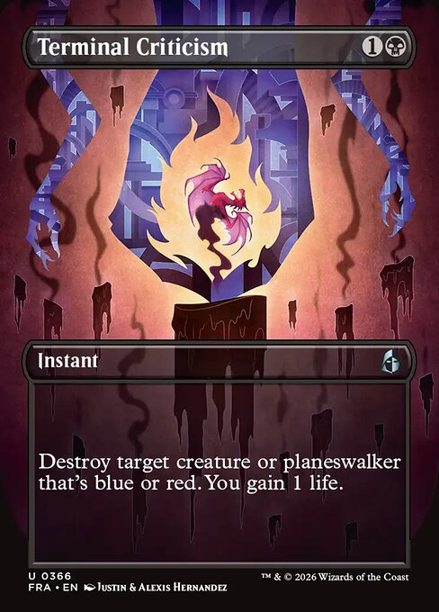 Terminal Criticism - Reality Fracture MTG spoiler