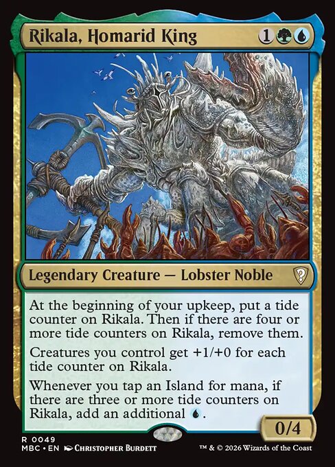 Rikala, Homarid King - Mystery Booster: Commander Edition MTG spoiler
