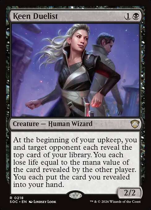 Keen Duelist - Secrets of Strixhaven Commander MTG spoiler
