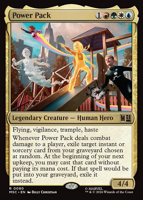 Power Pack - Marvel Super Heroes Commander MTG spoiler