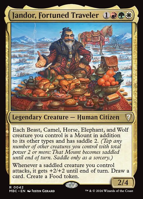 Jandor, Fortuned Traveler - Mystery Booster: Commander Edition MTG spoiler