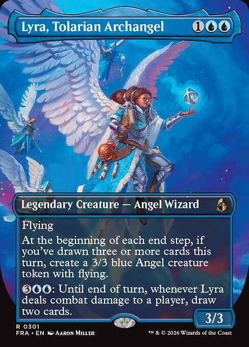 Lyra, Tolarian Archangel - Reality Fracture MTG spoiler