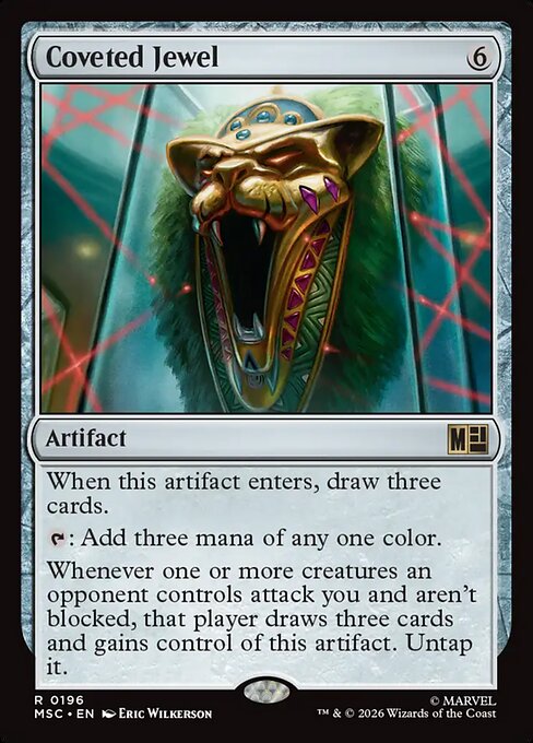 Coveted Jewel - Marvel Super Heroes Commander MTG spoiler