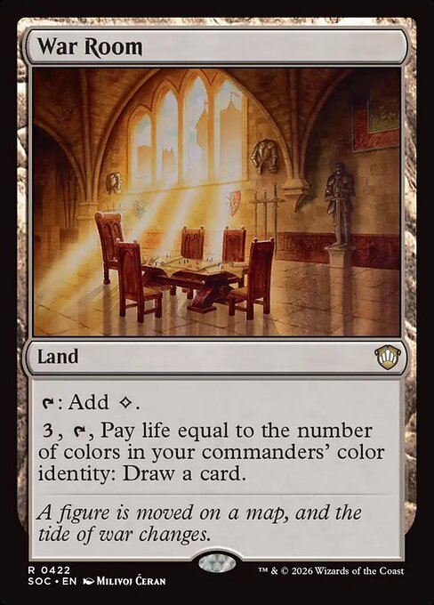 War Room - Secrets of Strixhaven Commander MTG spoiler