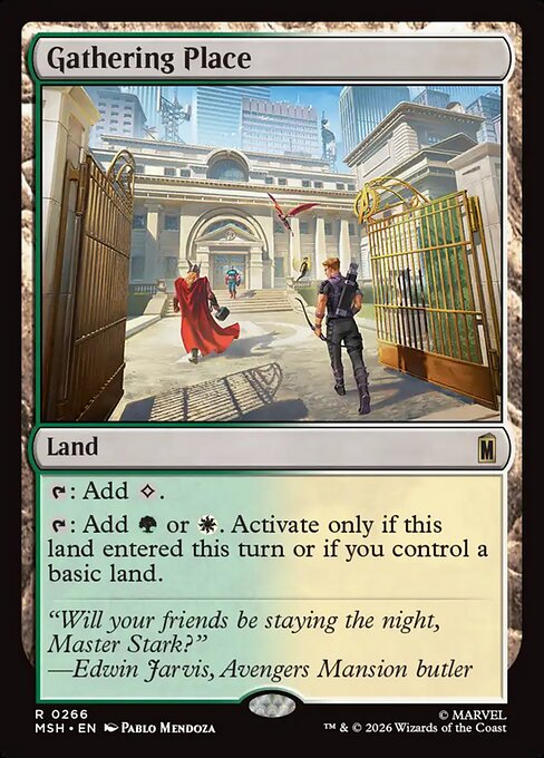 Gathering Place - Marvel Super Heroes MTG spoiler