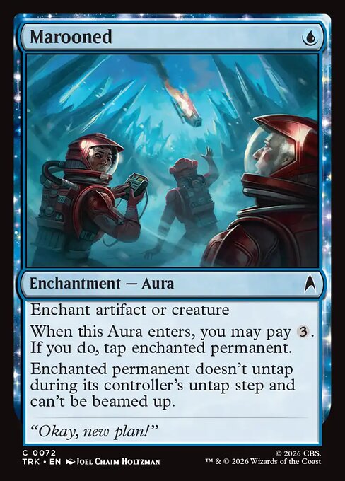 Marooned - Star Trek MTG spoiler