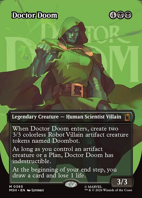 Doctor Doom - Marvel Super Heroes MTG spoiler