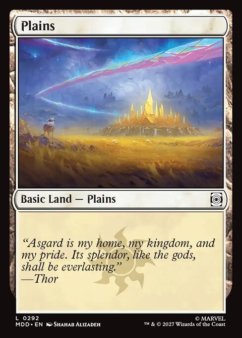 Plains - Marvel: Darkhold Destiny MTG spoiler