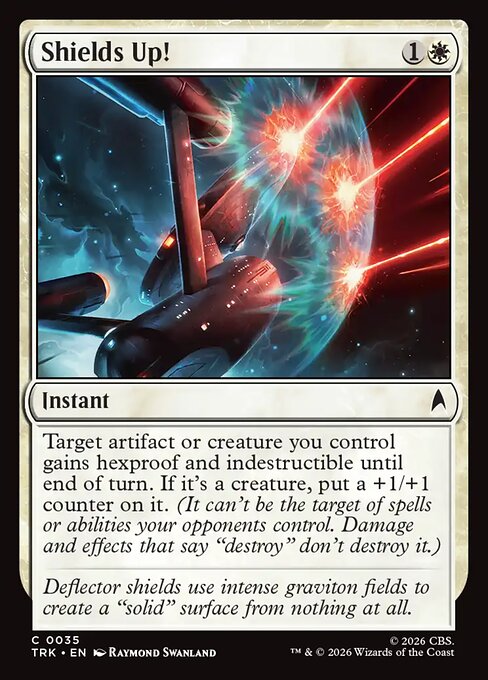 Shields Up! - Star Trek MTG spoiler