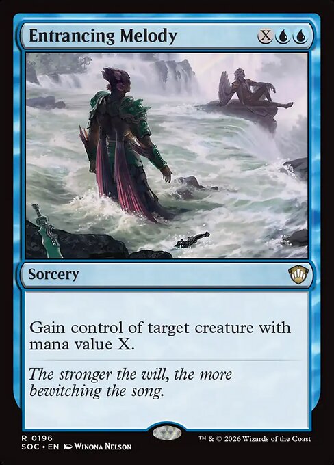 Entrancing Melody - Secrets of Strixhaven Commander MTG spoiler