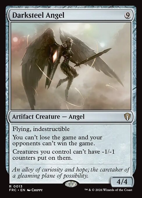 Darksteel Angel - Reality Fracture Commander MTG spoiler
