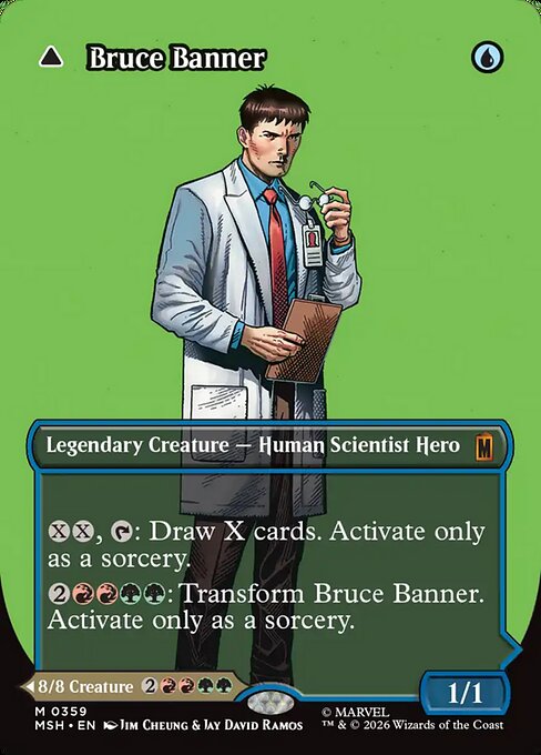 Bruce Banner // The Incredible Hulk - Marvel Super Heroes MTG spoiler