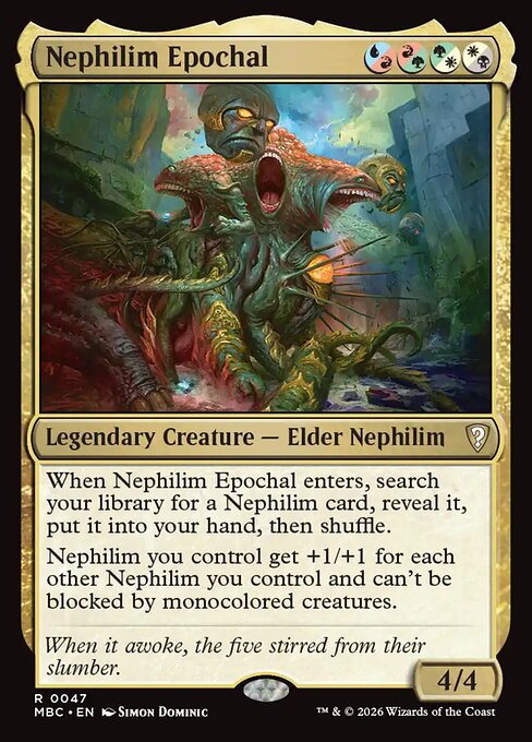 Nephilim Epochal - Mystery Booster: Commander Edition MTG spoiler