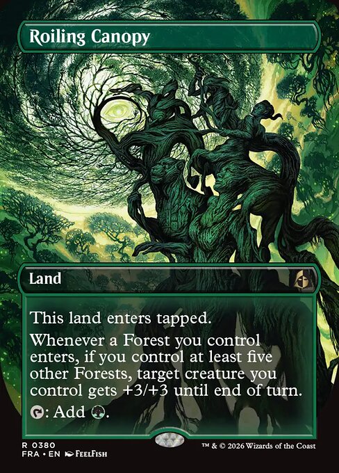 Roiling Canopy - Reality Fracture MTG spoiler