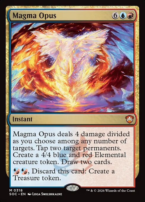 Magma Opus - Secrets of Strixhaven Commander MTG spoiler