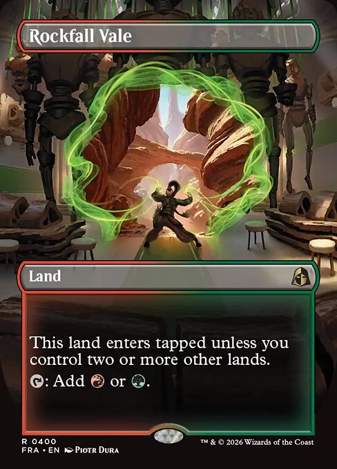 Rockfall Vale - Reality Fracture MTG spoiler