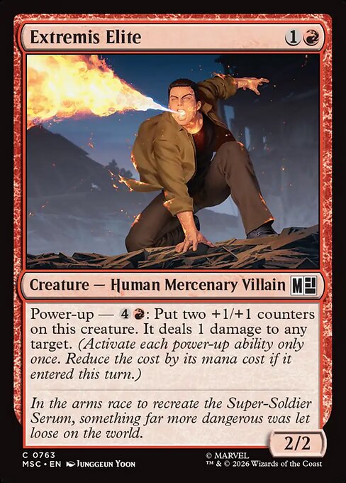 Extremis Elite - Marvel Super Heroes Commander MTG spoiler
