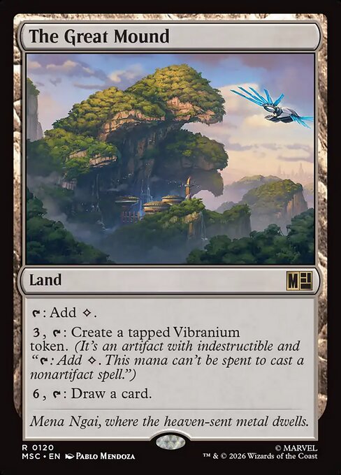 The Great Mound - Marvel Super Heroes Commander MTG spoiler