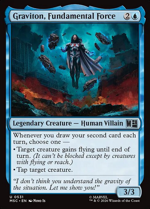 Graviton, Fundamental Force - Marvel Super Heroes Commander MTG spoiler