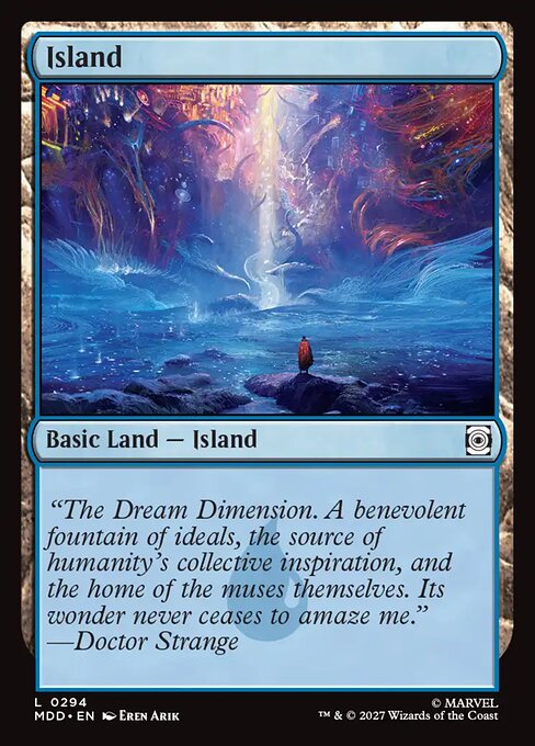 Island - Marvel: Darkhold Destiny MTG spoiler