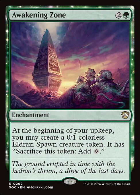 Awakening Zone - Secrets of Strixhaven Commander MTG spoiler