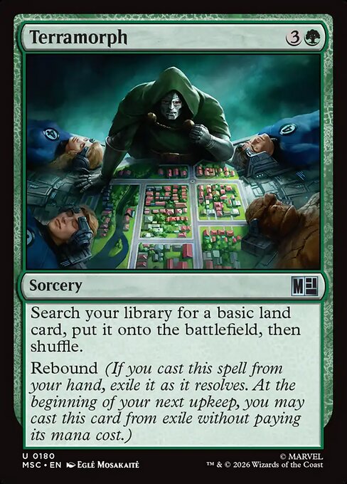 Terramorph - Marvel Super Heroes Commander MTG spoiler