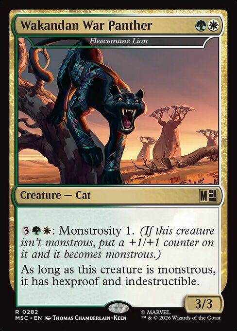 Fleecemane Lion - Marvel Super Heroes Commander MTG spoiler