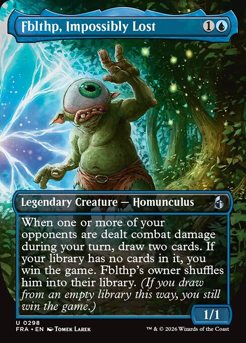 Fblthp, Impossibly Lost - Reality Fracture MTG spoiler