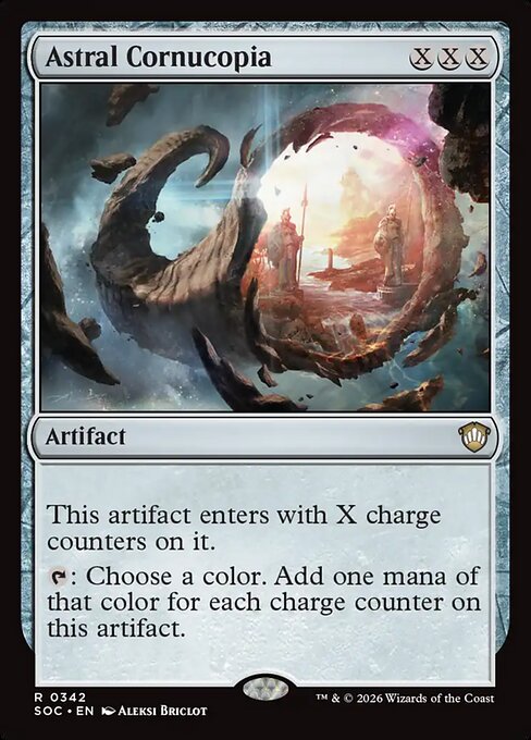 Astral Cornucopia - Secrets of Strixhaven Commander MTG spoiler
