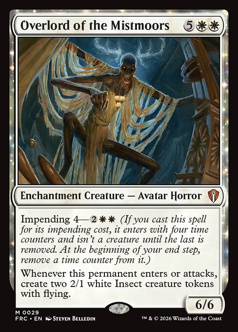 Overlord of the Mistmoors - Reality Fracture Commander MTG spoiler