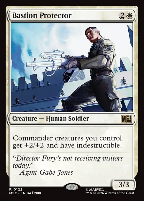 Bastion Protector - Marvel Super Heroes Commander MTG spoiler