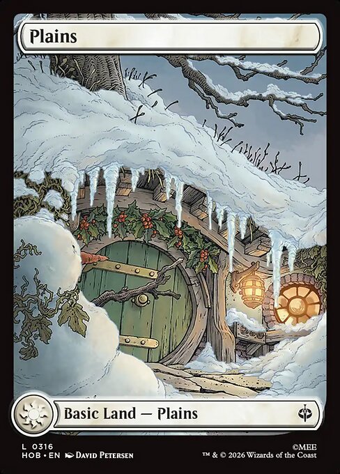 Plains - The Hobbit MTG spoiler