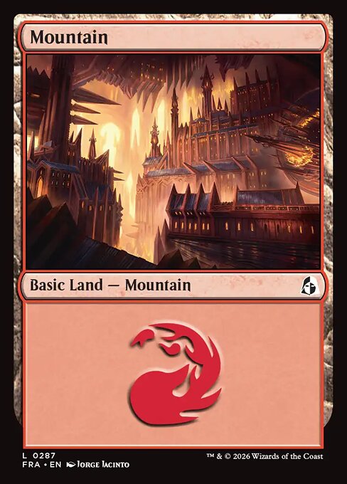 Mountain - Reality Fracture MTG spoiler