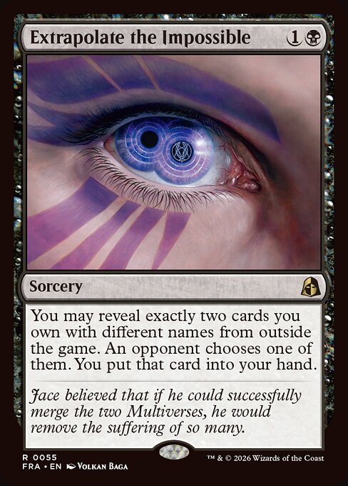 Extrapolate the Impossible - Reality Fracture MTG spoiler