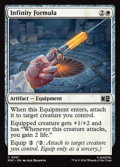 Infinity Formula - Marvel Super Heroes Commander MTG spoiler