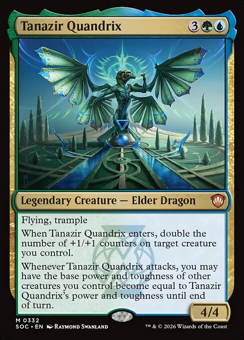 Tanazir Quandrix - Secrets of Strixhaven Commander MTG spoiler