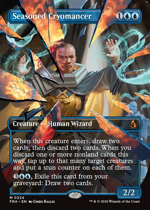 Seasoned Cryomancer - Reality Fracture MTG spoiler
