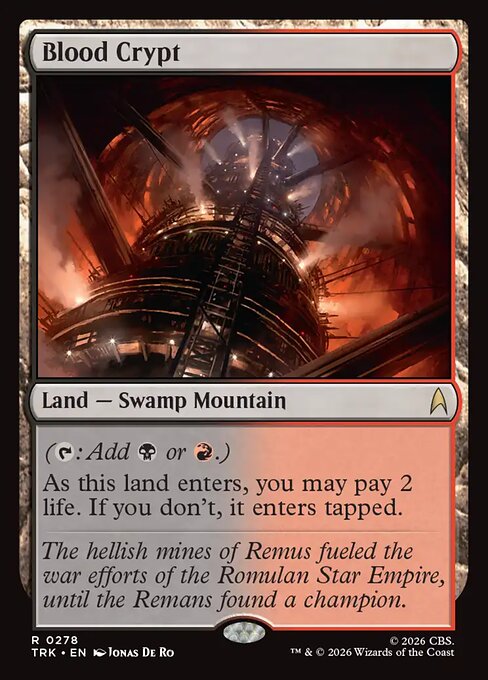 Blood Crypt - Star Trek MTG spoiler