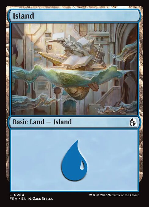 Island - Reality Fracture MTG spoiler