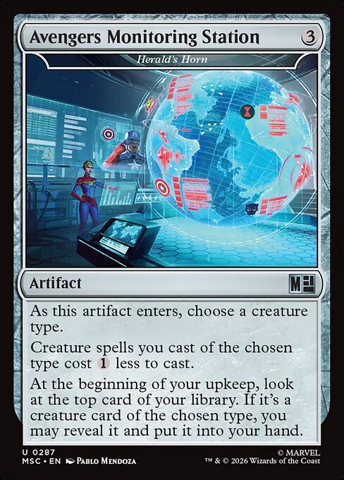 Herald's Horn - Marvel Super Heroes Commander MTG spoiler