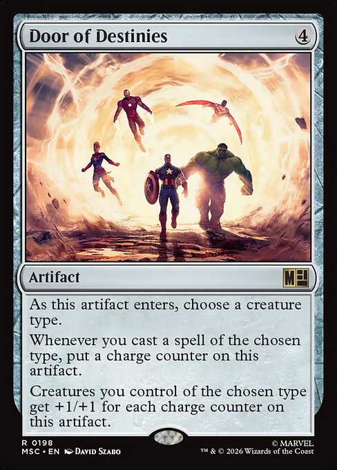 Door of Destinies - Marvel Super Heroes Commander MTG spoiler