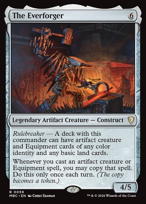 The Everforger - Mystery Booster: Commander Edition MTG spoiler