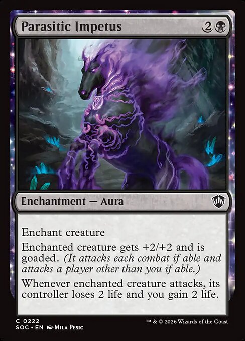 Parasitic Impetus - Secrets of Strixhaven Commander MTG spoiler
