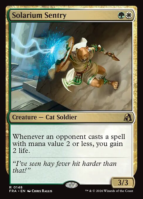 Solarium Sentry - Reality Fracture MTG spoiler