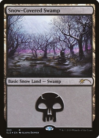 Snow-Covered Swamp (3)