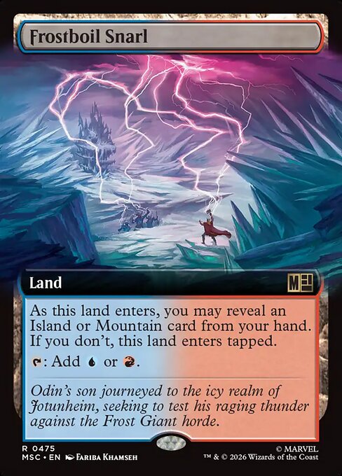Frostboil Snarl - Marvel Super Heroes Commander MTG spoiler