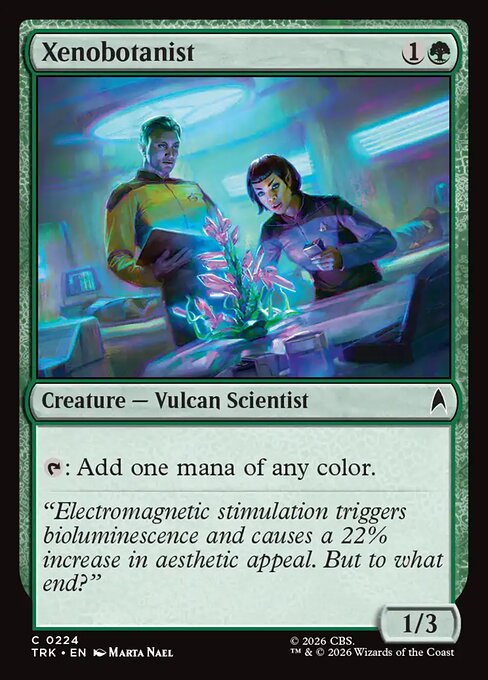 Xenobotanist - Star Trek MTG spoiler