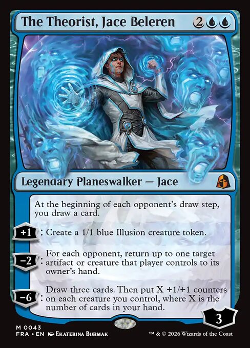 The Theorist, Jace Beleren - Reality Fracture MTG spoiler